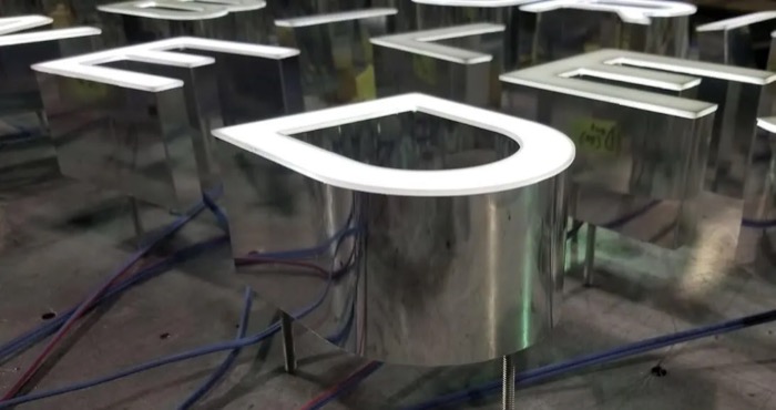Edge-Lit Channel Letters