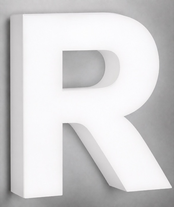 Fabricated Acrylic Letters