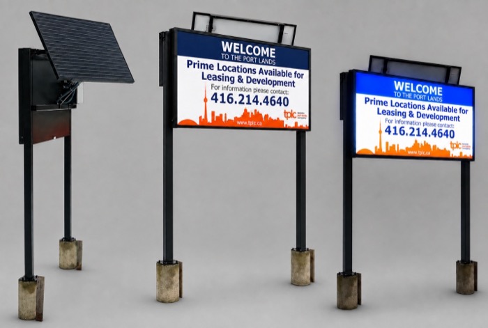 Solar-Powered Signs