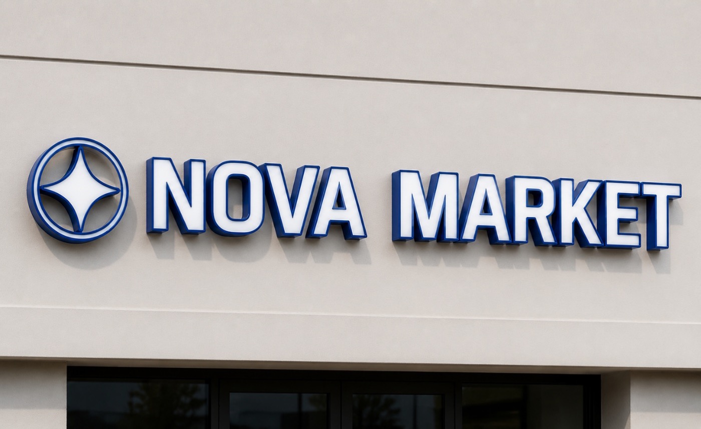 Front-Lit Channel Letters With Trim Cap