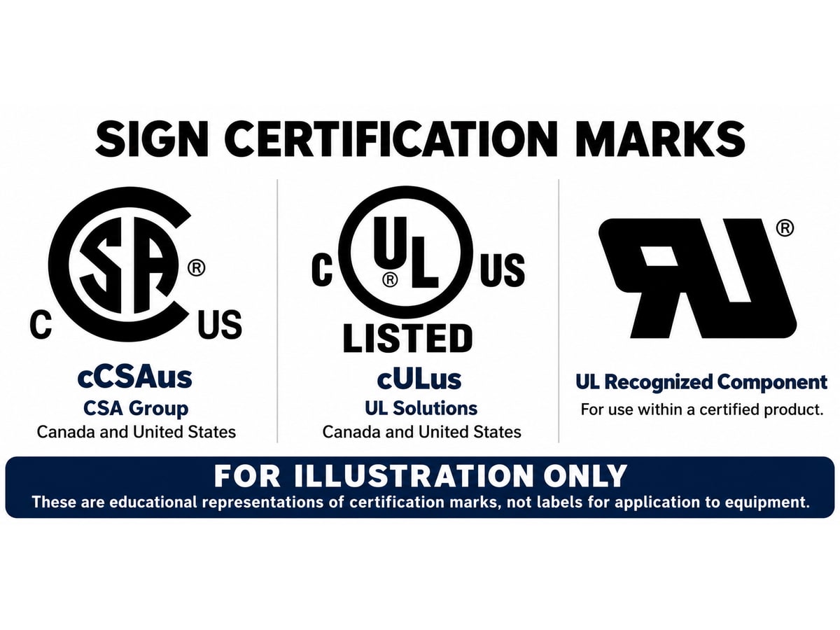 UL 48, UL Recognized, and CSA Marks: What to Check